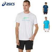 ราคา ASICS เอสิค ใหม่ผู้ชายลําลองหลวมคอลูกเรือผ้าฝ้ายพรีเมี่ยม 100% รอบคอเสื้อยืดชุดเทนนิสดูดซับเหงื่อกีฬาแขนสั้น (27321823999)