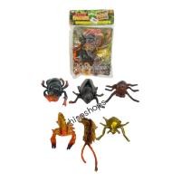 ราคา New Jumbo Insects โมเดลแมงมุม โมเดลสัตว์เลื้อยคลานหลากหลายพันธุ์ แมงมุม 6 ตัวในชุด โมเดลสัตว์ป่า เหมือนจริงมากค่ะ (44156539065)