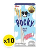 ราคา กูลิโกะ ป๊อกกี้ บิสกิตแท่ง รสนม 40กรัม (10กล่อง) (43256740651)