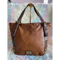 ราคา AK ANNE KLEIN หนังแท้ แบนแท้ ปั้มแบรนด์มีเลขมาครบ (21971691480)