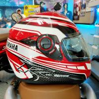 ราคา หมวกกันน๊อคYamaha เต็มใบทรงสปอร์ต R-Series สีขาว-แดง ไซด์ L (3360894312)
