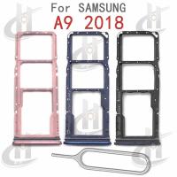 ราคา สําหรับ Samsung Galaxy A9 2018 A920 ซิมการ์ดถาดผู้ถือช่องใส่การ์ด Reader SD Slot อะแดปเตอร์อะไหล่ (26179382680)