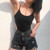 ราคา บอดี้สูทสายเดี่ยวเว้าเอว (9217044661)