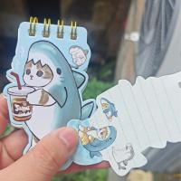 ราคา ขายส่ง 16 ชิ้น Mini Mofusand การ์ตูน Shark Cat Coil โน้ตบุ๊คนักเรียนเครื่องเขียนกระเป๋าแบบพกพาโน้ตบุ๊คของขวัญวันเด็ก (40554071013)