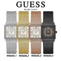ราคา Guess าว่าแท้100% นาฬิกาข้อมือผู้หญิงสายตาข่ายหน้าปัดเหลี่ยมเพชรแฟชั่น W0826L1 W0826L2 W0826L3 W0826L4 - 28MM FA-26 (20378073159)