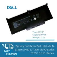 ราคา แบตเตอรี่โน๊ตบุ๊ค Battery Notebook Dell Latitude 14 E7280 E7480 13 7390 E7390 Series F3YGT DJ1J0 เกรด Original (26073703771)