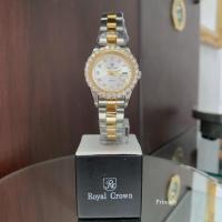 ราคา นาฬิกาประดับเพชรหรู สไตล์อิตาลี Royal Crown รุ่น 3662L-CZ (7714342721)