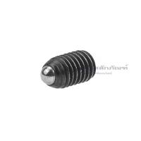 ราคา น็อตตัวหนอนดำปลายลูกปืน M5 ตัวหนอนดำ สกรูตัวหนอน ใช้ประแจขัน 3 mm. Spring Ball Plunger Socket Screw (19465852632)