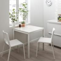 ราคา MELLTORP IKEA โต๊ะหินอ่อน 75x75 ซม.ราคาพิเศษ❗️>>1590.-<<(ไม่รวมเก้าอี้) (4341557194)