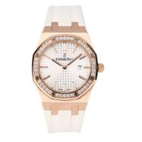 ราคา Audemars Piguet Audemars Piguet Royal Oak Series 18K Rose Gold Original Diamond นาฬิกาผู้หญิงภาษาอั (28677172540)