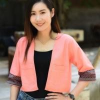 ราคา เสื้อแขนยาวผู้หญิง เสื้อพื้นเมืองผู้หญิง ผ้าฝ้ายเยื่อไผ่ (1921313155)