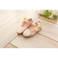 ราคา รองเท้าเด็กหญิง รองเท้าคัทชูออกงาน สีทอง (780640505)