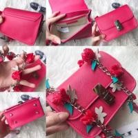 ราคา ZARA กระเป๋าซาร่าสีชมพูกุหลาบดั้งเดิม (19734122168)