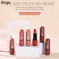 ราคา ลิปสติก เนื้อแมตต์ กํามะหยี่ สีแดง ติดทนนาน ไม่จางหาย เรียบเนียน ไม่ติดแก้ว สีนู้ด 6 สี (27601817734)