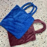 ราคา กระเป๋าผ้า DIY ลดโลกร้อน ผ้าขนเป็ดเนื้อนุ่ม ใบใหญ่ ขนาด42x45 cm.พร้อมส่ง (13353259662)
