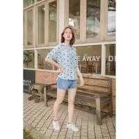 ราคา Numsha brand - Hearth Dot Shirt (6357882193)