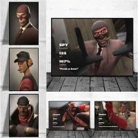 ราคา Vintageสแกนดิเนเวีย Wall Art Scan Team Fort 2 Pyro Face TF2 ผ้าใบภาพวาดสีน้ํามันโปสเตอร์พิมพ์บ้านห้องนอนห้องนั่งเล่นตกแต่ง NR1M (24245761922)