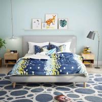 ราคา Sleepy Bed หัวเตียง ฐานเตียง เลือกสีผ้าหนังได้ โครงไม้จริงแข็งแรงทนทาน (2666421039)