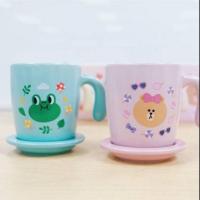 ราคา แก้วมัค line friend ลายกบ (1485291705)