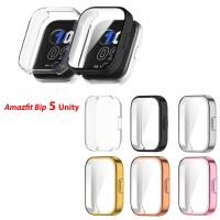 ราคา ฝาครอบป้องกันเคส TPU แบบนุ่มสําหรับฟิล์มกันรอยกันชน Huami Amazfit Bip5 Bip 5 Unity (29705523684)