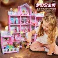 ราคา วิลล่าตุ๊กตาบาร์บี้บ้านเจ้าหญิงสาวเล่นบ้านของเล่นจำลองปราสาทเจ้าหญิงชุดแบบจำลองของขวัญสำหรับเด็ก (28211635232)