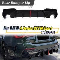 ราคา รถด้านหลัง Diffuser Body ชุดสําหรับ BMW G22 G23 G26 รถด้านหลังกันชน Lip Splitter 425i 430i 440i Coupe M กีฬา M-Tech 2020-2024 (43261141739)
