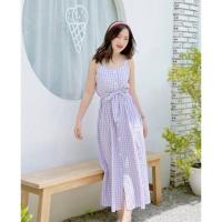 ราคา เดรสเกาหลี ลายสก๊อตสีพาสเทล (13921216465)
