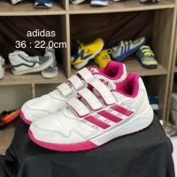 ราคา อดิดาส(adidas)รองเท้าผ้าใบเด็ก เบอร์36ยาว22.0ซม. พื้นสีขาว (21180729609)
