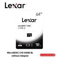 ราคา Lexar MicroSDHC C10 64GB BL (LXR-LMS0C10064G) without Adapter เอสดีการ์ด ความเร็วในการอ่านสูงถึง 1,000MB/S -3Y (28281590353)