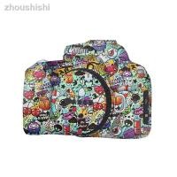 ราคา พร้อมสต็อก = Strolling Donkey เหมาะสําหรับ Canon 200D Second-Generation Body Film Color-Crusted Film Color Camera Sticker Leather Full-Covering Film (26363630941)