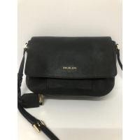 ราคา กระเป๋ามือสอง ของแท้ DOUBLE M MILANO หนัง Saffiano สีดำ ขนาด 10 นิ้ว พร้อมส่ง (18128743305)