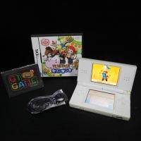 ราคา NDS lite Crystal White + Havest Moon Game Menu Eng. USG-001 (2006) 90% Set (18226207698)