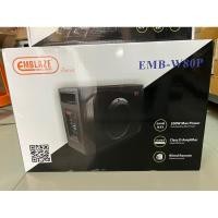 ราคา 7990บาท 8”Active Subwoofer Amplifier Class D300 วัตต์ ตู้ลำโพงเบสพร้อมคลาสดีติดรถยนต์ ยี่ห้อ EMBLAZE รุ่นEMB-W80P (19776649154)