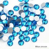 ราคา พลอยเทียม เพทาย สีฟ้า 1.3 มม. - 6.5 มม. 1440 ชิ้น/ถุง สําหรับตกแต่งเล็บ (22558913856)