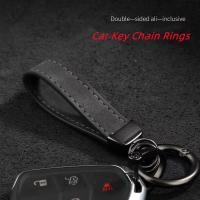 ราคา Car Key Chain Rings Metal Leather Keychain Universal Auto Motorcycle Keyring For BMW Mercedes Benz Audi Accessories (23880074476)