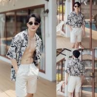 ราคา เสื้อฮาวาย ผู้ชาย มือ 1 (27678192729)