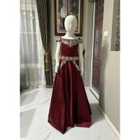 ราคา ชุดราตรีเด็กโตสานหลัง(ไซส์ 10-12 ขวบ)สีแดง (24170862902)