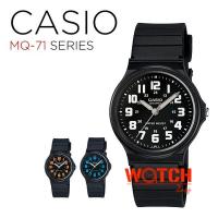 ราคา Casio Standard นาฬิกาข้อ unisex สีดำสายเรซิ่น รุ่น MQ-71-1B (255790762)
