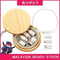 ราคา อาริกาโถว รอบไม้ไผ่และเชือกไม้โทรศัพท์มือถือสายชาร์จข้อมูลชุดเป็นมิตรกับสิ่งแวดล้อมหลายหัวชาร์จ (28833618864)