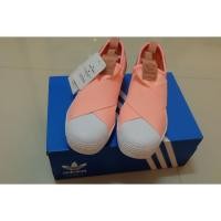 ราคา รองเท้าผ้าใบ Adidas รุ่น slip on สีชมพู (มือสองของแท้) (2790677003)