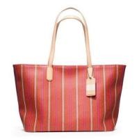 ราคา Impcoachza พร้อมส่ง กระเป๋าสะพาย Coach รุ่น LEGACY WEEKEND TICKING STRIPE PVC ZIP TOP TOTE style: F23108 (895180846)
