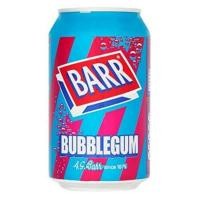 ราคา Barr Bubblegum Soft Drink Cans 330ml - บาร์บับเบิ้ลกัม ชนิดกระป๋อง ขนาด 330มล. (28785920077)