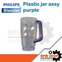 ราคา Plastic jar Purple โถปั่นน้ำ พลาสติก เครื่องปั่น PHILIPS อะไหล่แท้ รุ่น HR2221 (300005069331) ,Part.แทน 642001011300 (15947222153)