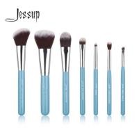 ราคา Jessup Travel Brush Set T072-7PCS Blue Silver (8662865606)