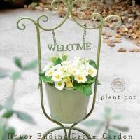 ราคา Garden decorative plant pots กระถางต้นไม้ตกแต่งสวน ห้อยป้ายwelcome (24994658485)