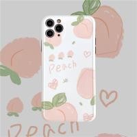 ราคา เคสไอโฟนiPhone7/8 /7P/8P /X /XS/MAX /XR /iPhone11 /PRO/PROMAX ลูกพีชสดเคสมือถือพิมพ์ลาย สำหรับ (3529108626)