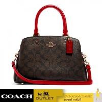 ราคา NEW กระเป๋าสะพาย COACH 91494 MINI LILLIE CARRYALL IN SIGNATURE CANVAS (IMRVQ) (27024560551)