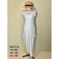 ราคา เดรสยาวผ่าข้าง สีฟ้าพาสเทล (16956116007)