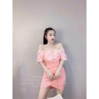 ราคา เดรสบอดี้คอนเปิดไหล่เซ็กซี่สุดหรูผสมผ้าชีฟองและแก้วรูปถ่ายจริง (28467212745)