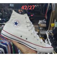 ราคา CONVERSE ALL STARแท้ รองเท้าหุ้มข้อมือสอง 42/27 สภาพ8/10 (27181068620)